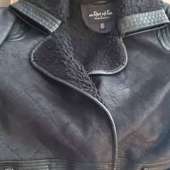 Outdoor Edition by Parkhurst Black Long Coat Size Medium‎ - Picture 4 of 9